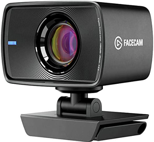 Elgato Facecam - Webcam Full HD 1080p60 per streaming live, gaming, videochiamate, sensore Sony, correzione avanzata della luce, controllo stile DSLR, funziona con OBS, Zoom, Teams e altro, per PC/Mac - Webcam - Facecam