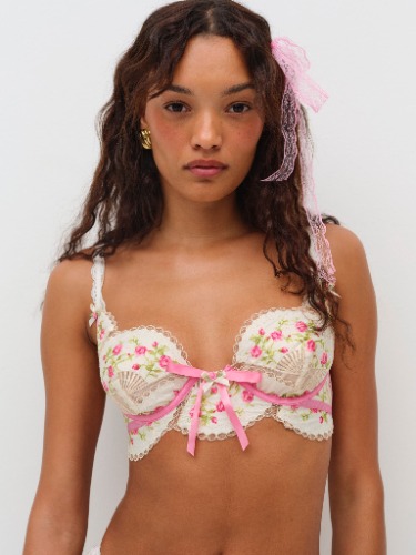 Gretchen Underwire Bra — Pink