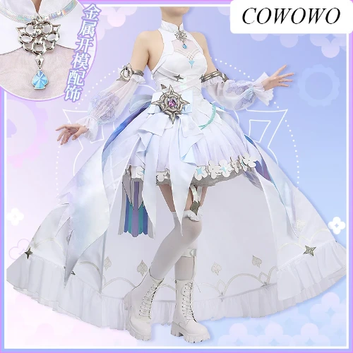 COWOWO Anime! Vtuber Nijisanji Enna Alouette Game Suit Elegant Sexy Dress Uniform Cosplay Costume Halloween Party Outfit - AliExpress 