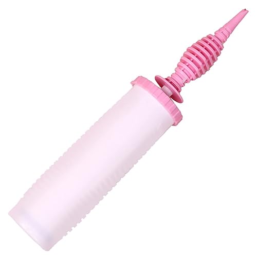 ouyili Balloon Pump Handheld Two-Way Dual Action - Hand Blower Air Pumper for Balloons - Ballon Inflator Pumping - Manual Baloon Inflators Machine (Pink 1 Piece) - Pink 1 Piece