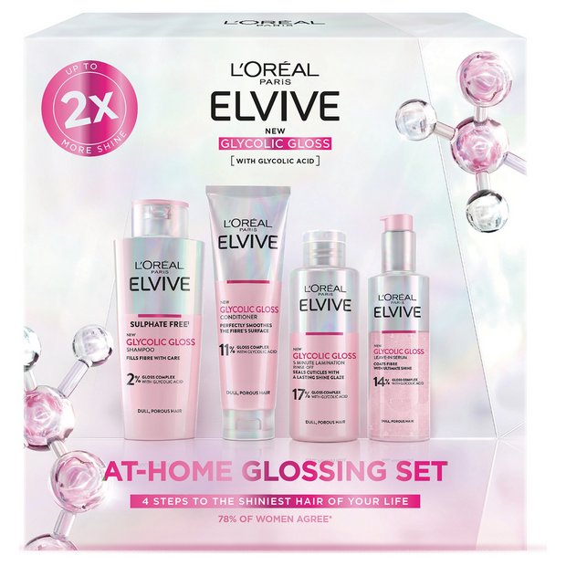 Buy L'Oreal The Glycolic Gloss Haircare Gift Set | Gifts for her | Argos