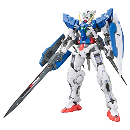 Bandai Hobby - Gundam 00 - 15 Gundam Exia Gundam 00, Bandai Spirits RG 1/144 Model Kit , White