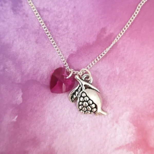 Persephone and Hades Pomegranate Olympus Necklace | Etsy