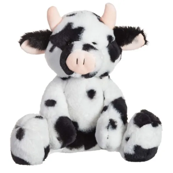 Apricot Lamb Toys Plush Classic Cow Stuffed Animal Soft Cuddly Perfect for Child ( Classic Cow, 9 Inches)