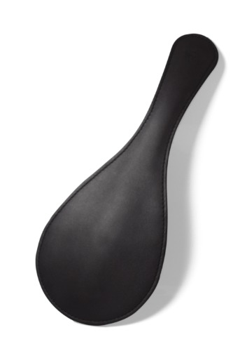 Make me burn - Coco De Mer black leather paddle 