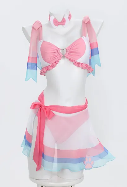 Sylveon-Inspired Swimsuit