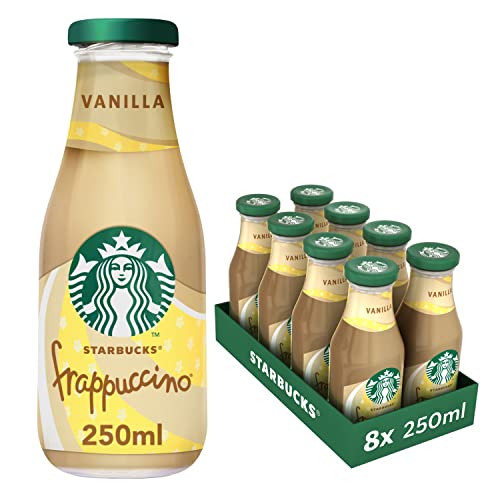 Starbucks Vanilla Frappuccino 250 ml (Pack of 8) - Vanilla - 250 ml (Pack of 8)