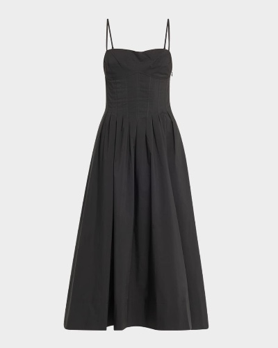 Kittiya Sleeveless A-Line Midi Dress