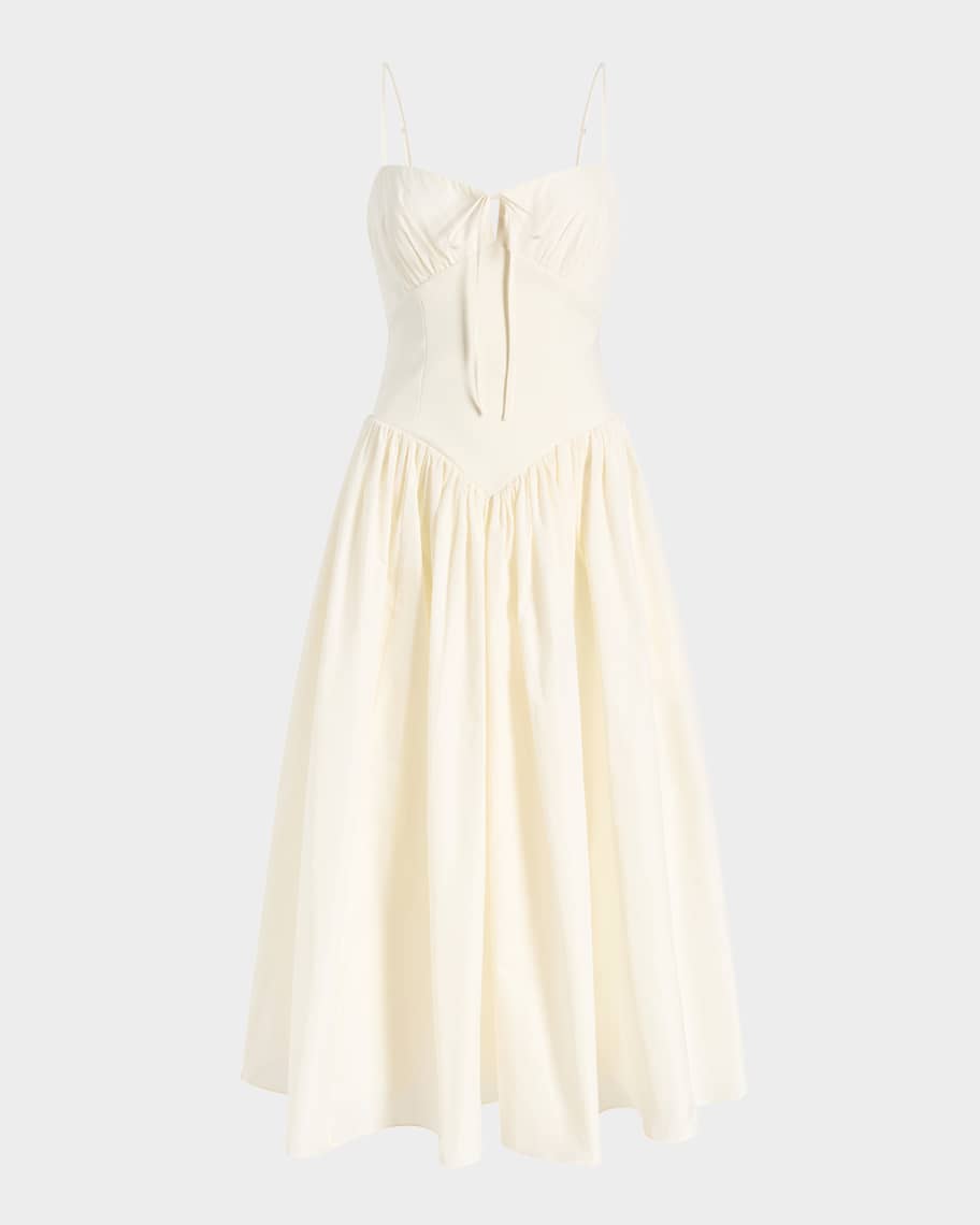 Anela Sleeveless Corset Midi Dress