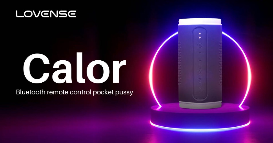 Lovense® Calor: Bluetooth depth-controlled vibrating pocket pussy!