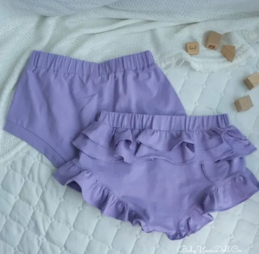 Lavender | Ruffle Shorts