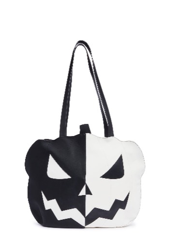 A Grin That Glows Mega Tote - Black/White | ONE SIZE