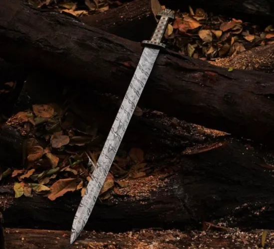 Damascus Steel Viking Sword 