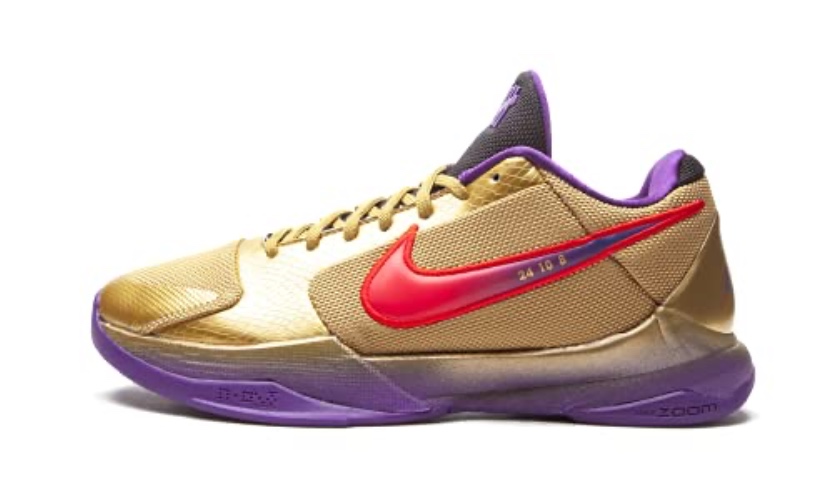 Nike Kobe 5 Protro 5 Rings Concord/Midwest Gold Mens Cd4991 400 - Size - 10 - Metallic Gold/Field Purple-mul