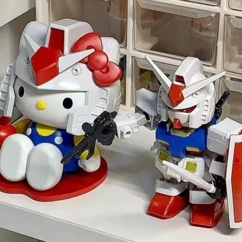 Figure Hello Kitty/Rx-78-2 Gundam SD