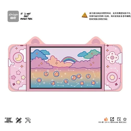 Mouse Pad Grande Com Orelhinhas