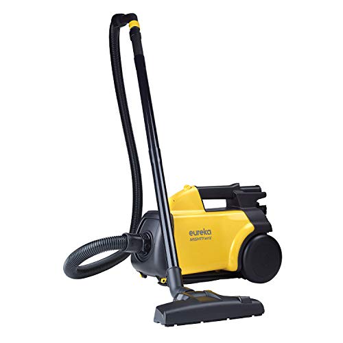 EUREKA Mighty Mite 3670G Corded Canister Vacuum Cleaner Bagged for Carpets and Hard floors,Pet,Yellow w/ 2 Dust Bags