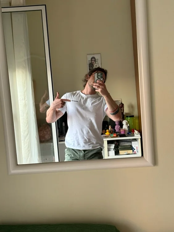 I go out with the boys