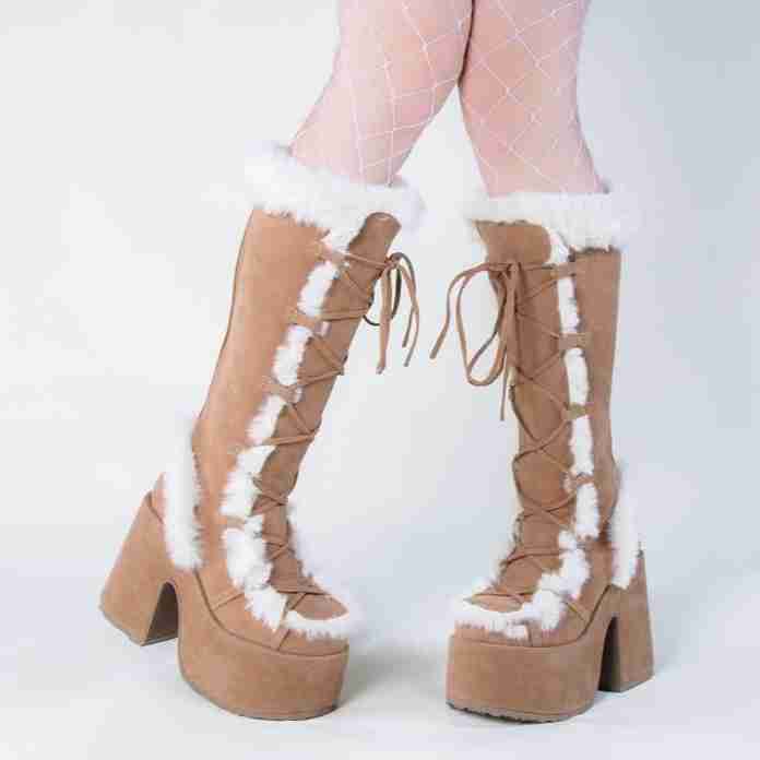 Snowbunny Fur Platform Boots