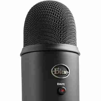 Blue Yeti USB Microphone - Blackout Edition (Renewed)