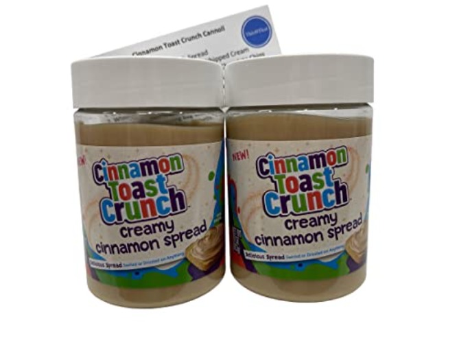 Cinnamon Toast Crunch Creamy Cinnamon Spread Bundle: (2) 10 oz Jars & ThisNThat Reicpe Card