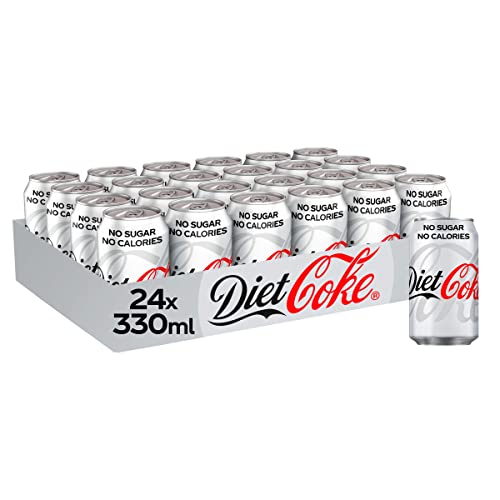 Diet Coke Fizzy Drinks 24 x 330ml Cans