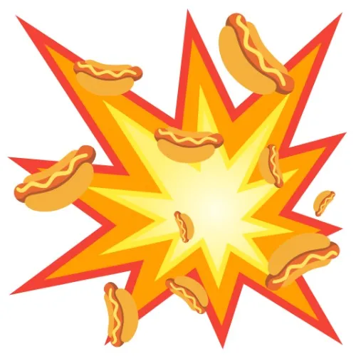 Hot Dog Explosion