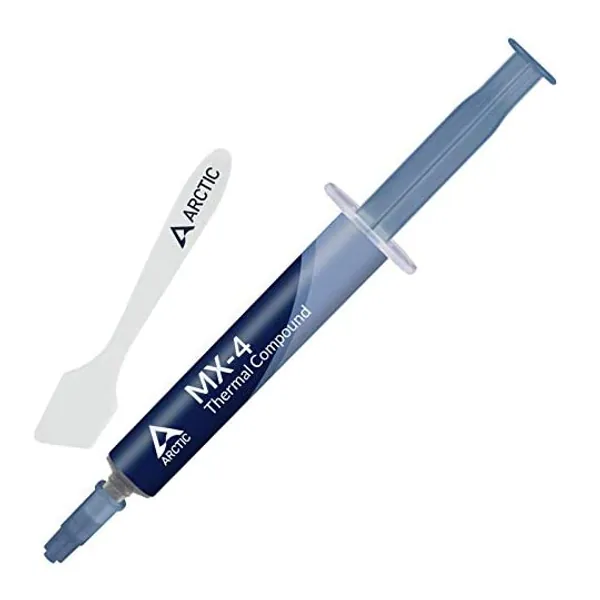
                            ARCTIC MX-4 (incl. Spatula, 4 Grams) - Thermal Compound Paste, Carbon Based High Performance, Heatsink Paste, Thermal Compound CPU for All Coolers, Thermal Interface Material
                        