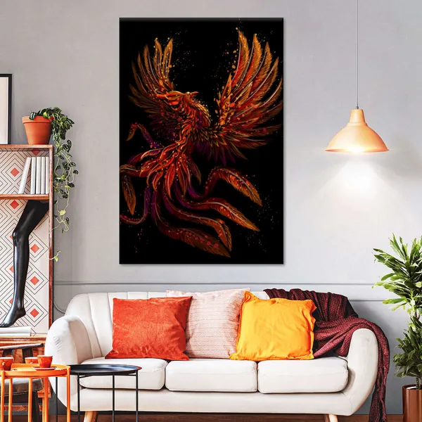 Mystical Phoenix Wall Art | 1 Piece / 16" X 24"