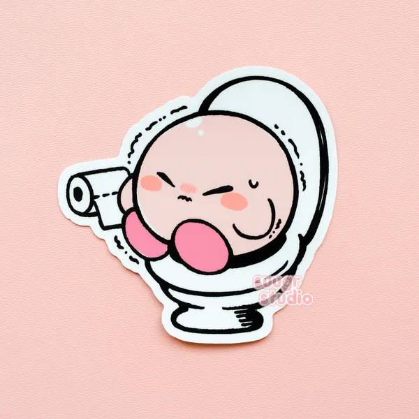 Pooping Poyo Sticker