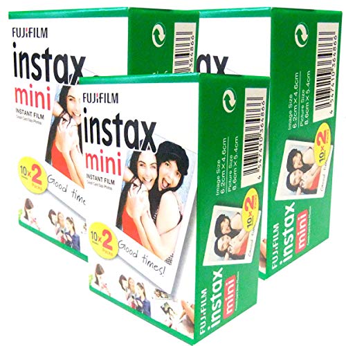 Instax - Fujifilm Mini película Bundle Pack (60 Disparos) - 60