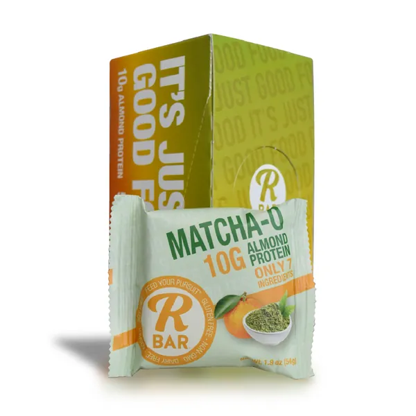 Matcha-O Almond Protein Bar - 8 Pack by RBar Energy