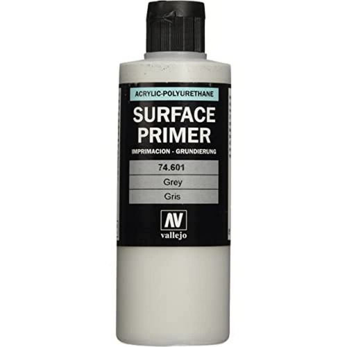 Acrylicos Vallejo S.L. Tabletop Supplies Modelling Kit, 200ML, Grey Primer Acry-poly 200ml - Grey