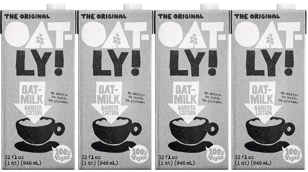 Oatly Original Oat Drink 1 Litre (Pack of 4), Barista Edition