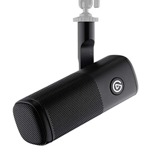 Elgato Wave DX - Dynamic XLR Microphone, Cardioid pattern, Noise Rejection, speech optimised for Podcasting, Streaming, Broadcasting, No Signal Booster Required, works with any Interface, for Mac, PC - Microphone - Wave DX