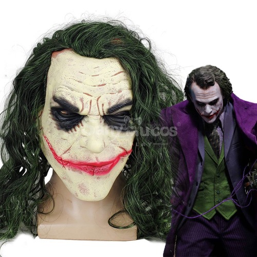 【In Stock】Movie The Dark Knight Cosplay Joker Mask Cosplay Props