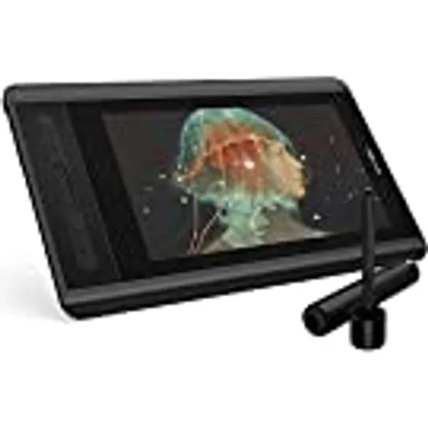 XP-PEN Artist12 11.6 Inch FHD Drawing Monitor Pen Display Graphic Monitor with PN06 Battery-Free Pen Multi-Function Pen Holder and Glove 8192 Pressure Sensitivity