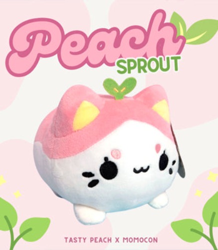 Peach Sprout Meowchi Plush 7" - Peach Sprout Meowchi Plush 7"