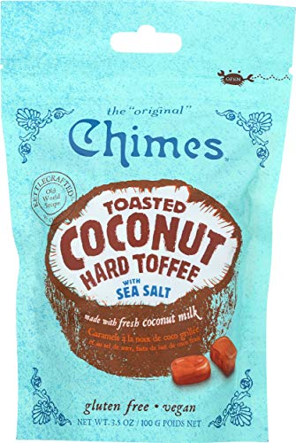Chimes Toasted Coconut Toffee with Sea Salt, 100 g - Coconut - 100 g (Pack of 1)