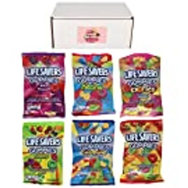 Life Savers Gummies Variety Pack of 6 Flavors (1 of each flavor, Total of 6)