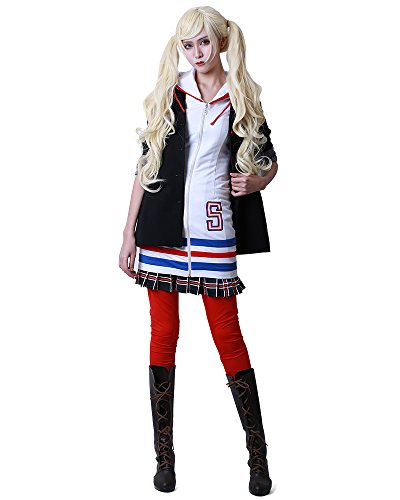 miccostumes Women's Costume Student Cosplay Academy School Winter Uniform Fullset With Hoodie And Jacket And Skirt - Large