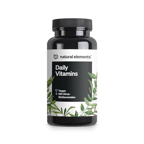 Daily Vitamins – 120 Multivitamin Kapseln – alle wertvollen Vitamine A-K – perfekt für Sportler – vegan, hochdosiert, ohne unnötige Zusätze – in Deutschland produziert & laborgeprüft