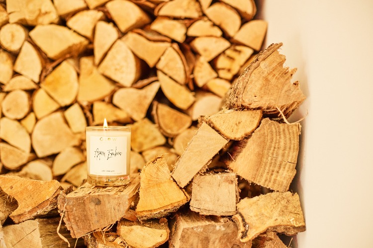 Aspen Embers | Burning wood scented candle