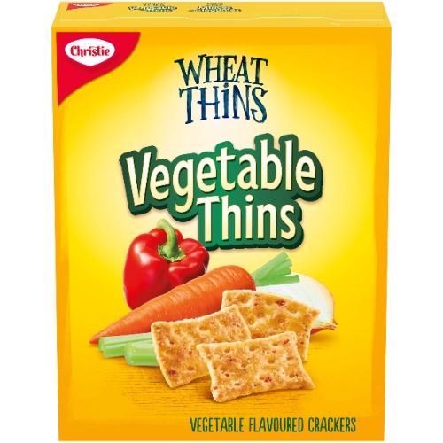 Wheat Thins Vegetable Thins Crackers, 200g - 