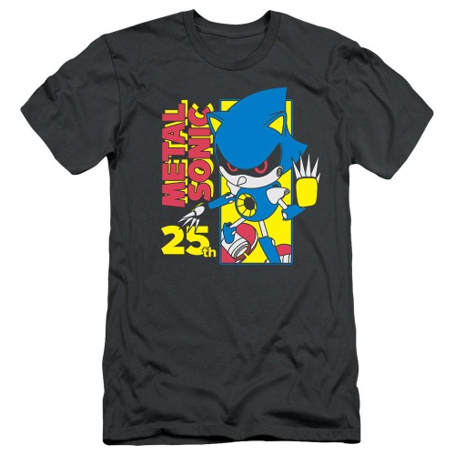 Metal Sonic 25th Anniversary Graphic Charcoal Tee | Medium