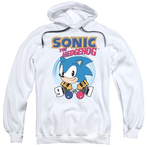 Sonic 91 White Hoodie | Medium