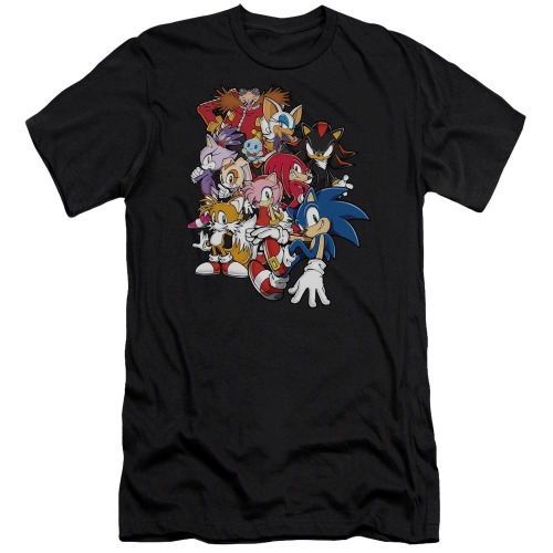 Sonic Cast Black Tee | Medium