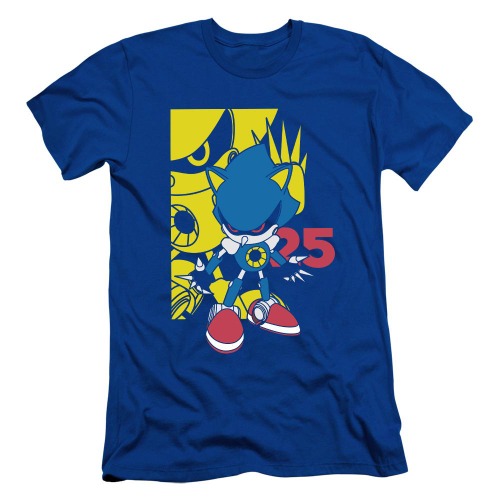 Metal Sonic 25th Anniversary Graphic Royal Blue Tee | Medium