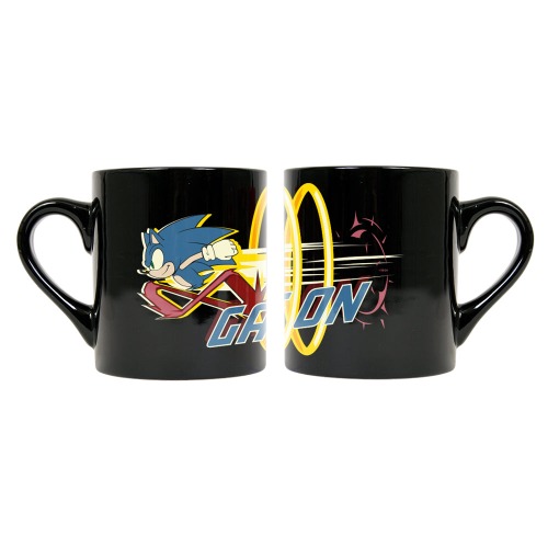 Sonic The Hedgehog Retro Game On Black Mug | Default Title
