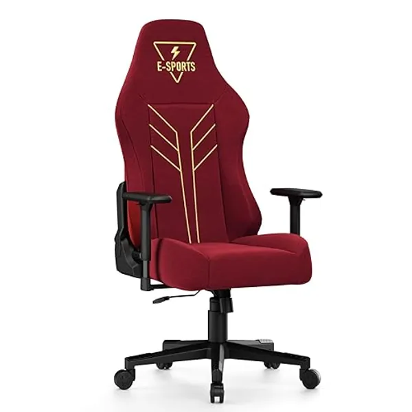 Racingreat Gaming Chair,Ergonomic Video Game Chair, Height Adjustable Reclining Computer Game Chair Comfortable with 3D Armrests, Big and Tall Gaming Chair for Adults(Red) - Red With 3d Armrests - High Back